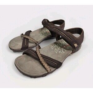 Merrell Terran Convertible II Brown Leather Strappy Women’s Sandals Size 8 J5530